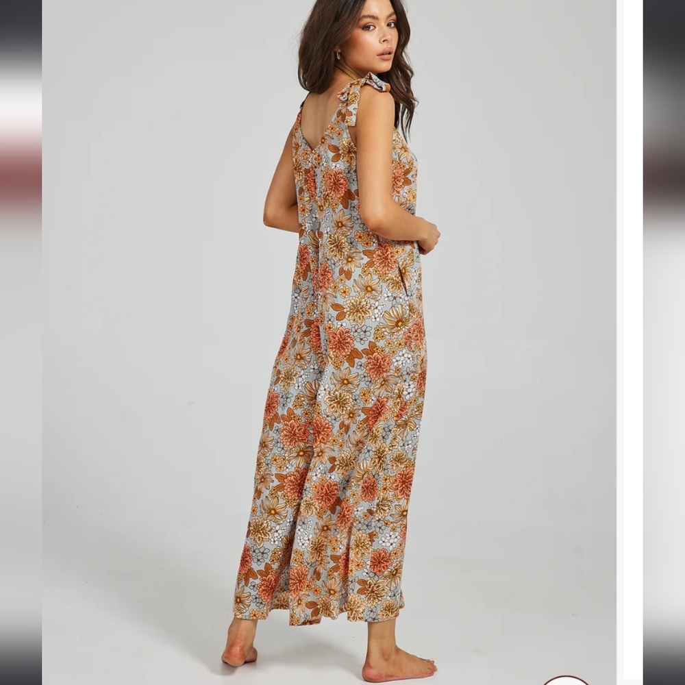 Talisman Temple Jumpsuit Secret Garden Print‎ Size XS